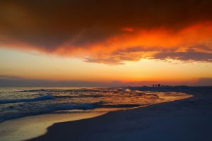 sunset over Marco Island's Tigertail beach