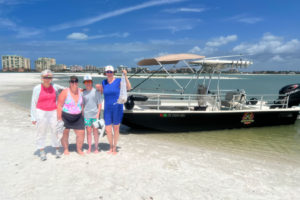 Beautiful clean new tour boat on Marco Island