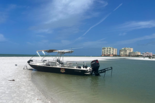 Boat Tour at the sandbars near Marco Island