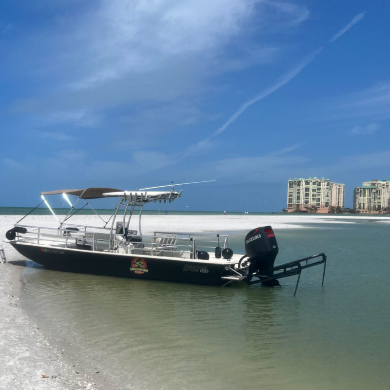 Boat Tour at the sandbars near Marco Island