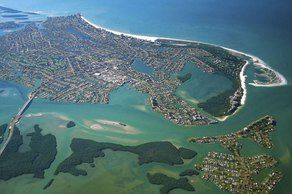 Aerial view of Marco Island