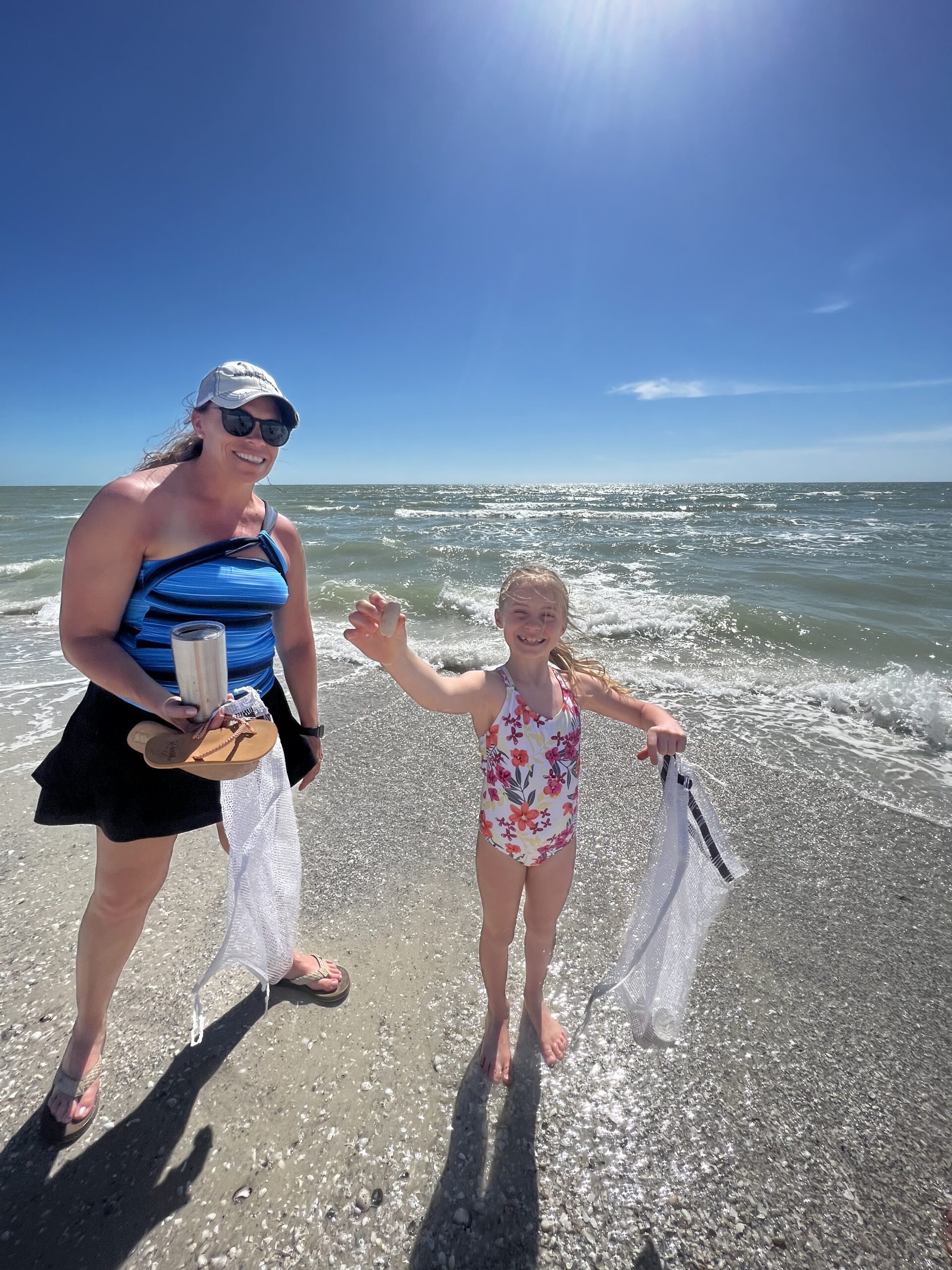 Family fun on our dolphins and shelling boat tour