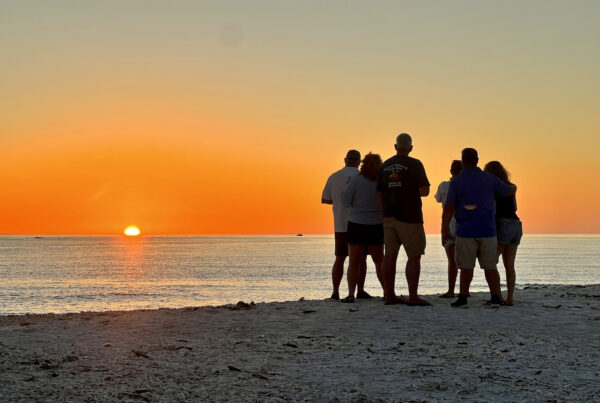Family on a private Marco Island sunset cruise