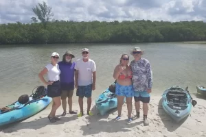 Family kayaking adventure