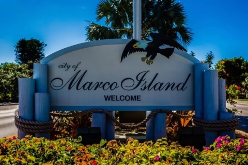 Welcome to Marco Island Sign