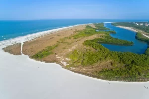 Explore the beach or the lagoon