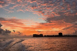 Sunset boat tours in Marco Island