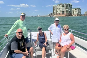 Family boat tour on Marco Island