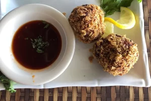 Joe's Crab Balls at the Crabby Lady