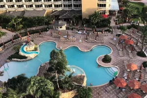 JW Marriot has several pools