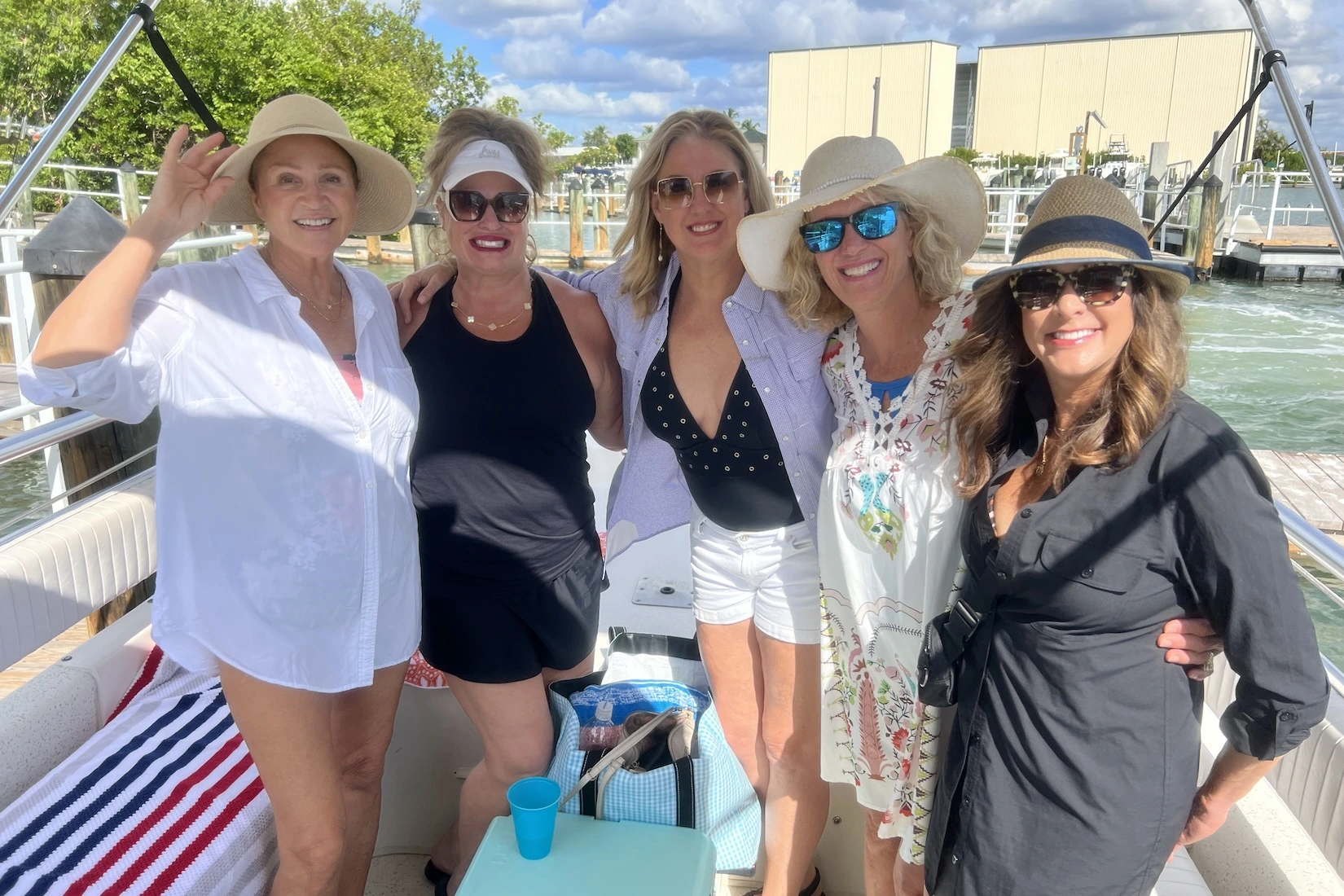 Girls trip on a Marco Island Cruise