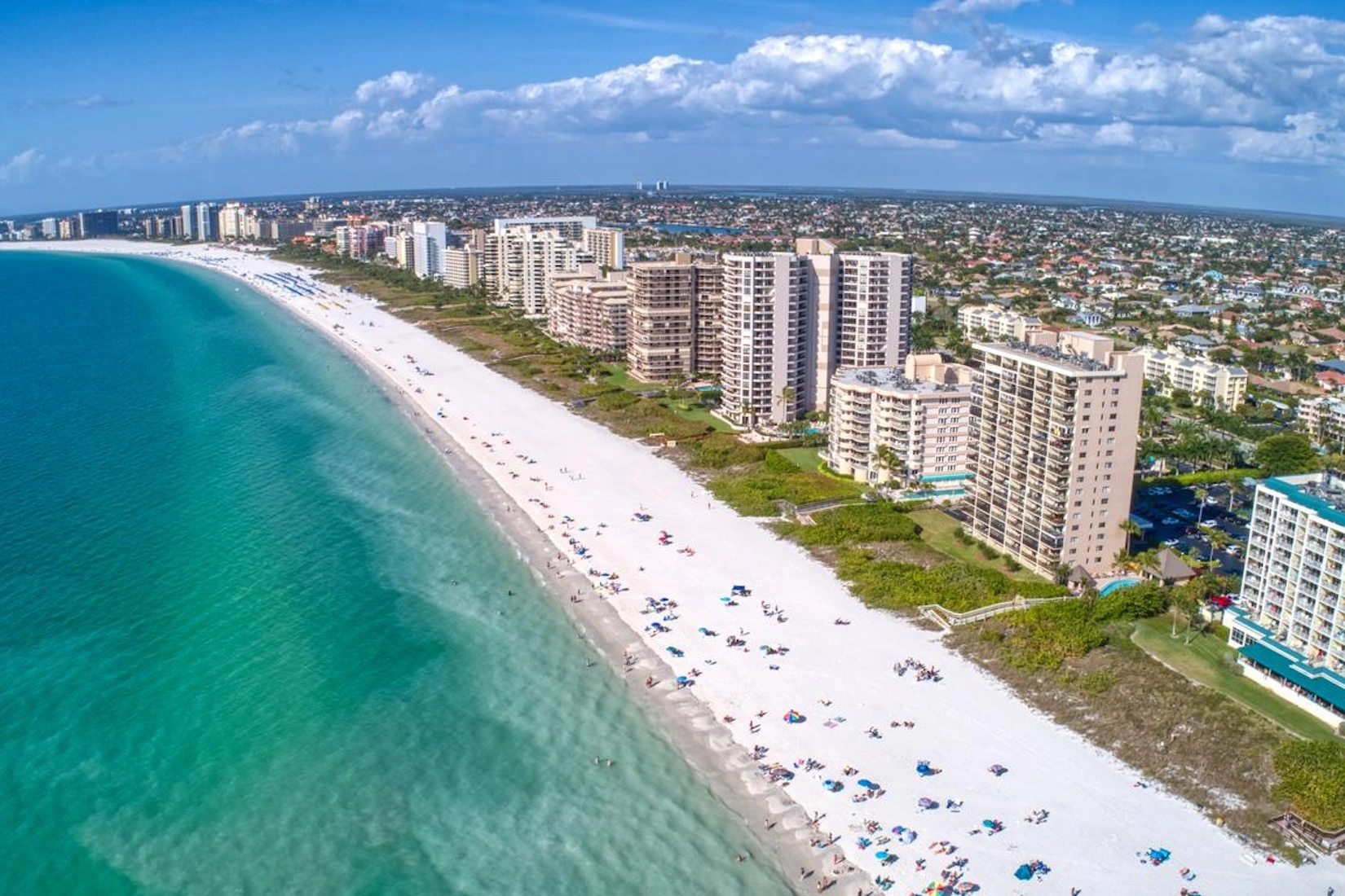 Perfect beach weather on Marco Island