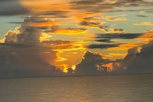 Amazing summer sunset on Marco Island