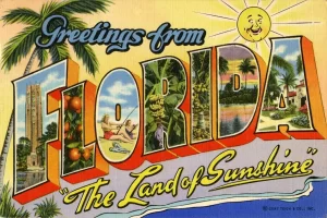 Florida is the "Land of Sunshine"