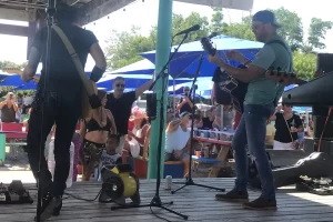 Ben Allen Band performs for the crowds at Stan's Idle Hour