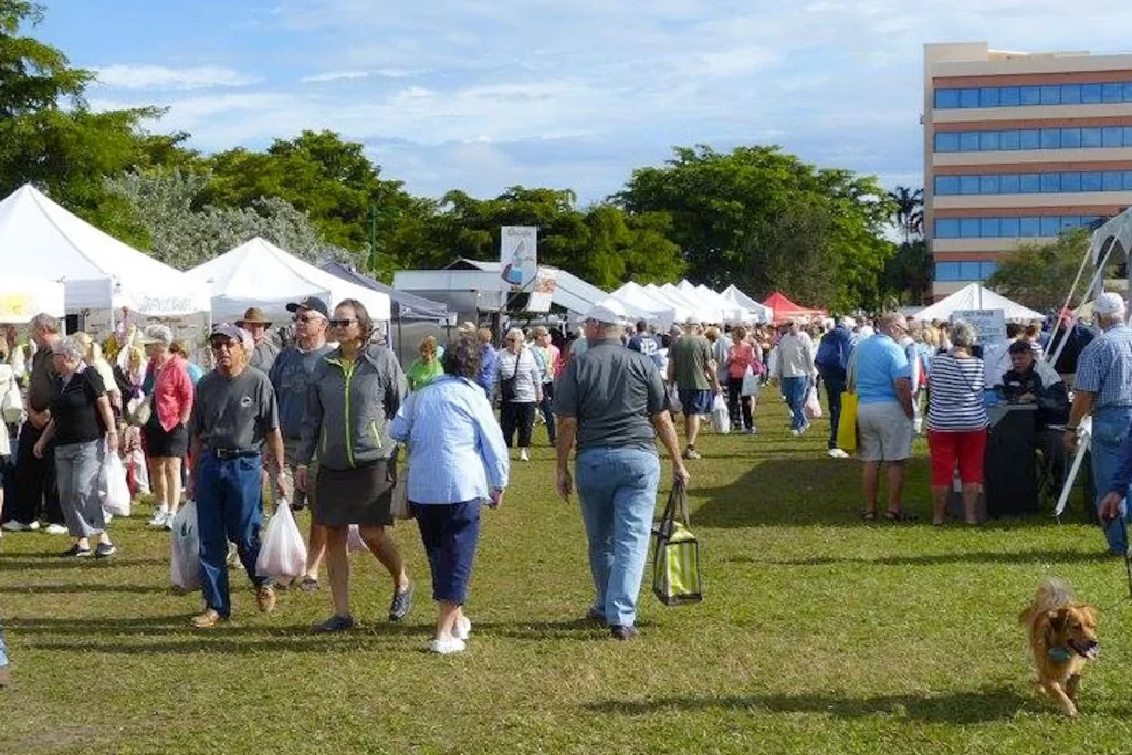 Don't miss the crafts, hot food, and entertainment at the Marco Farmer's Market