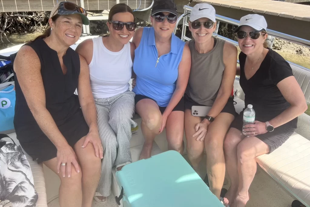 Girls trip boat tour in Goodland Florida