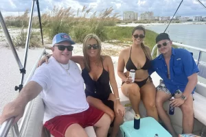 See beautiful barrier island beaches on our private famly boat tours