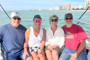 A sunny day in January for a Marco boat tour