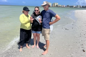 Caxambas Pass - one of the best Florida shelling beaches