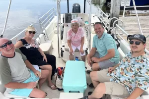 Boat adventure for the family leaving Goodland on a boat tour