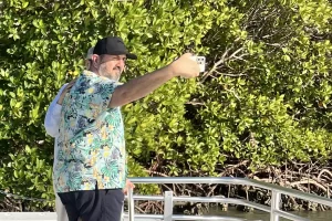 Selfie time by the mangroves