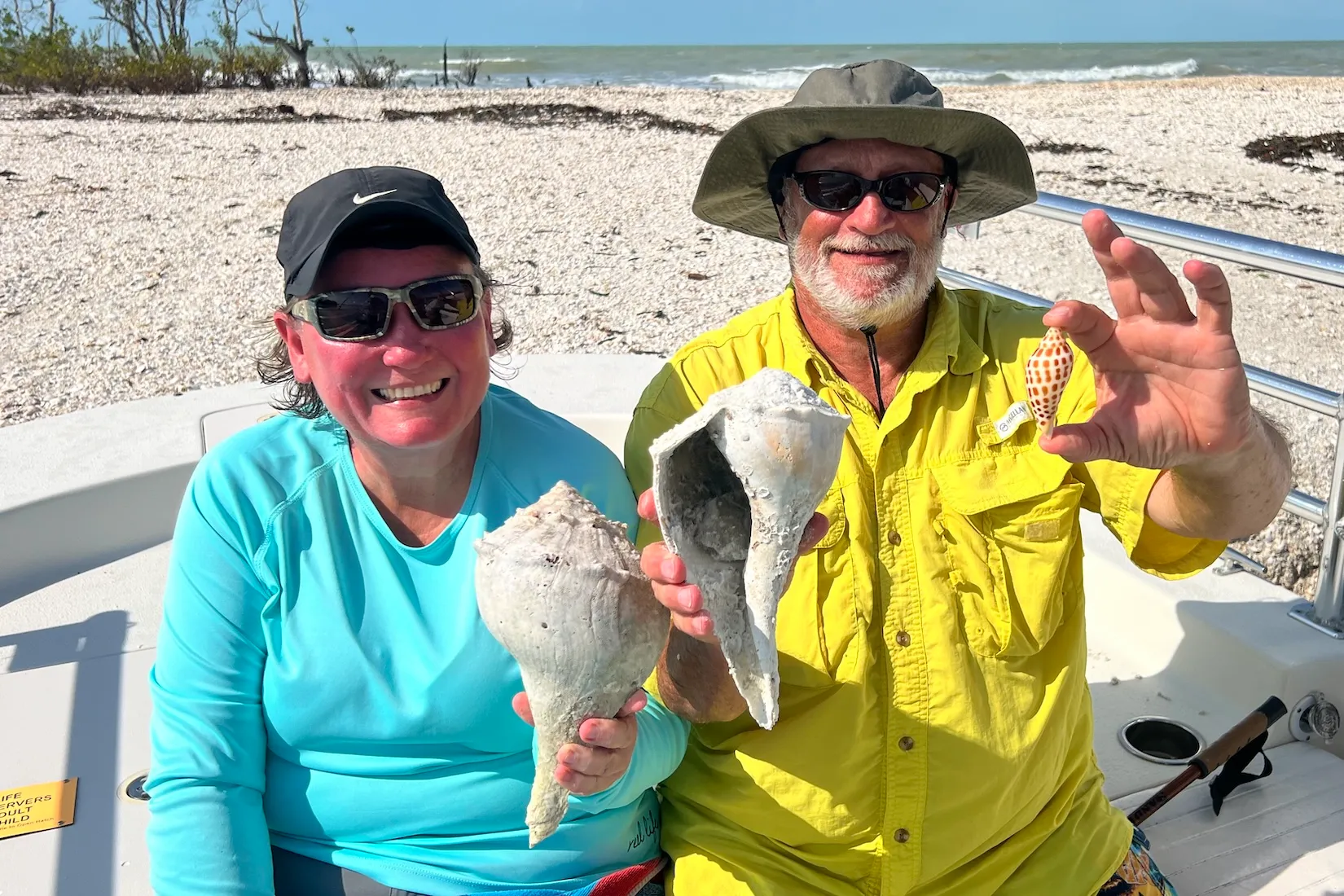 Marco Island shelling tides - nice big shells