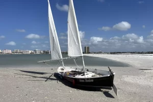 Watch out for the falling tide! Boats can get stuck on low tide