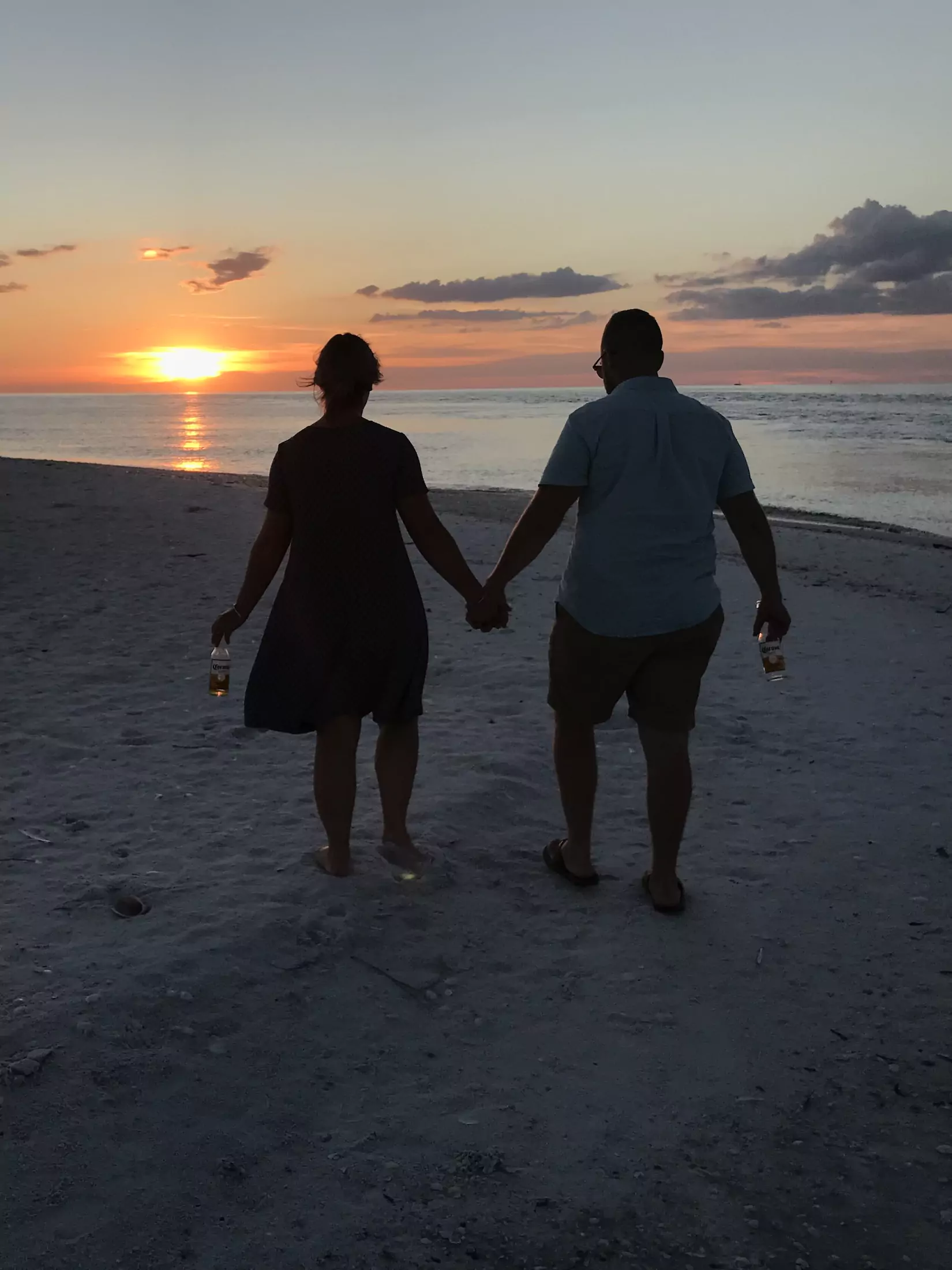 honeymoon couple on a sunset tour Marco Island