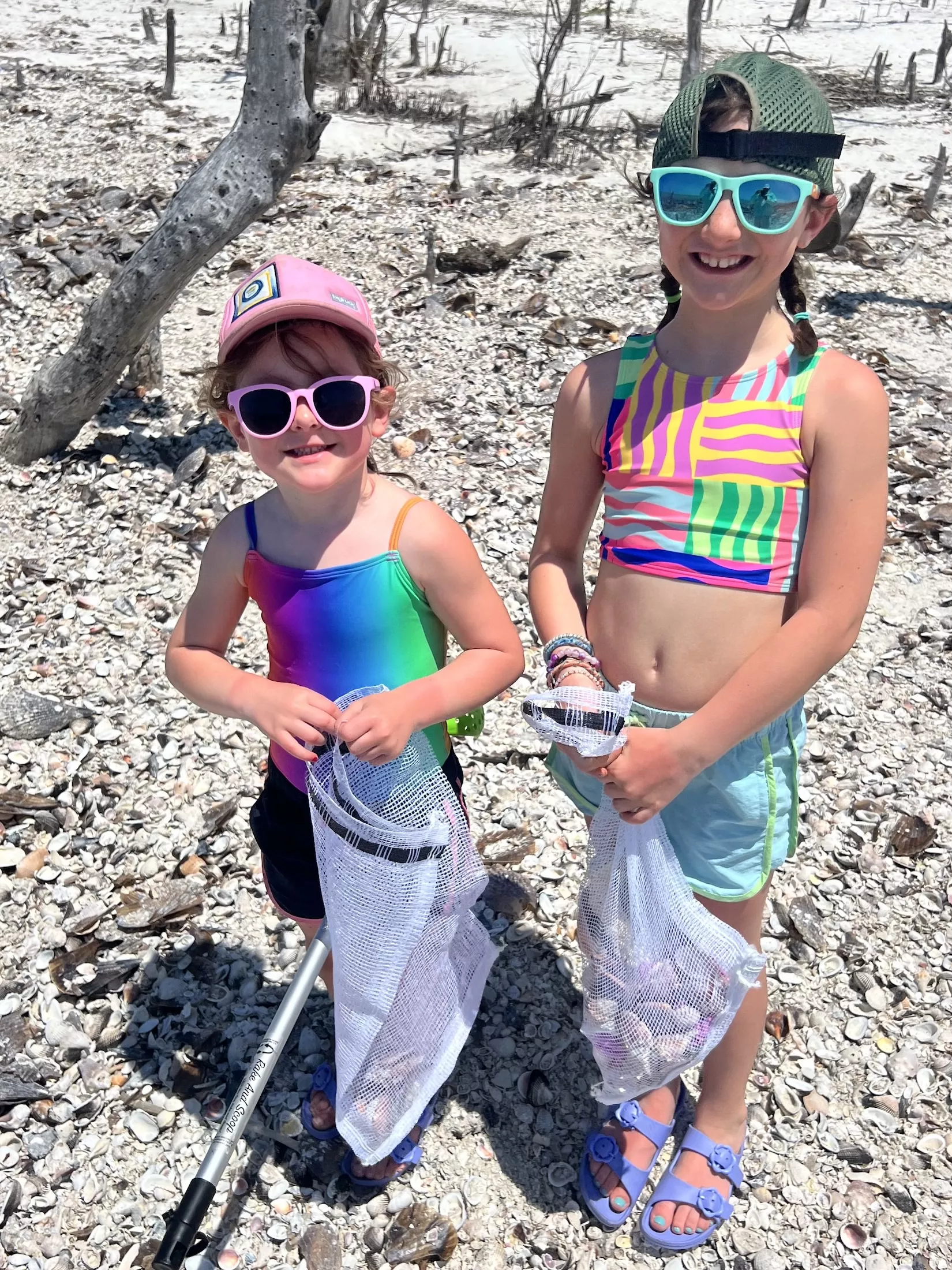 Grandkids love the boat, dolphins and shelling!